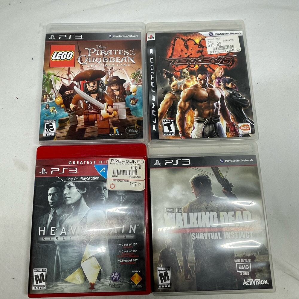 Lot Of 4 PlayStation PS3 Games. Great Condition- Works